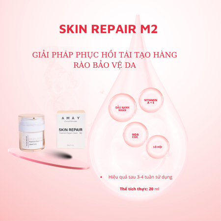 Mỹ Phẩm Amay Kem Dưỡng Phục Hồi Skin Repair M2