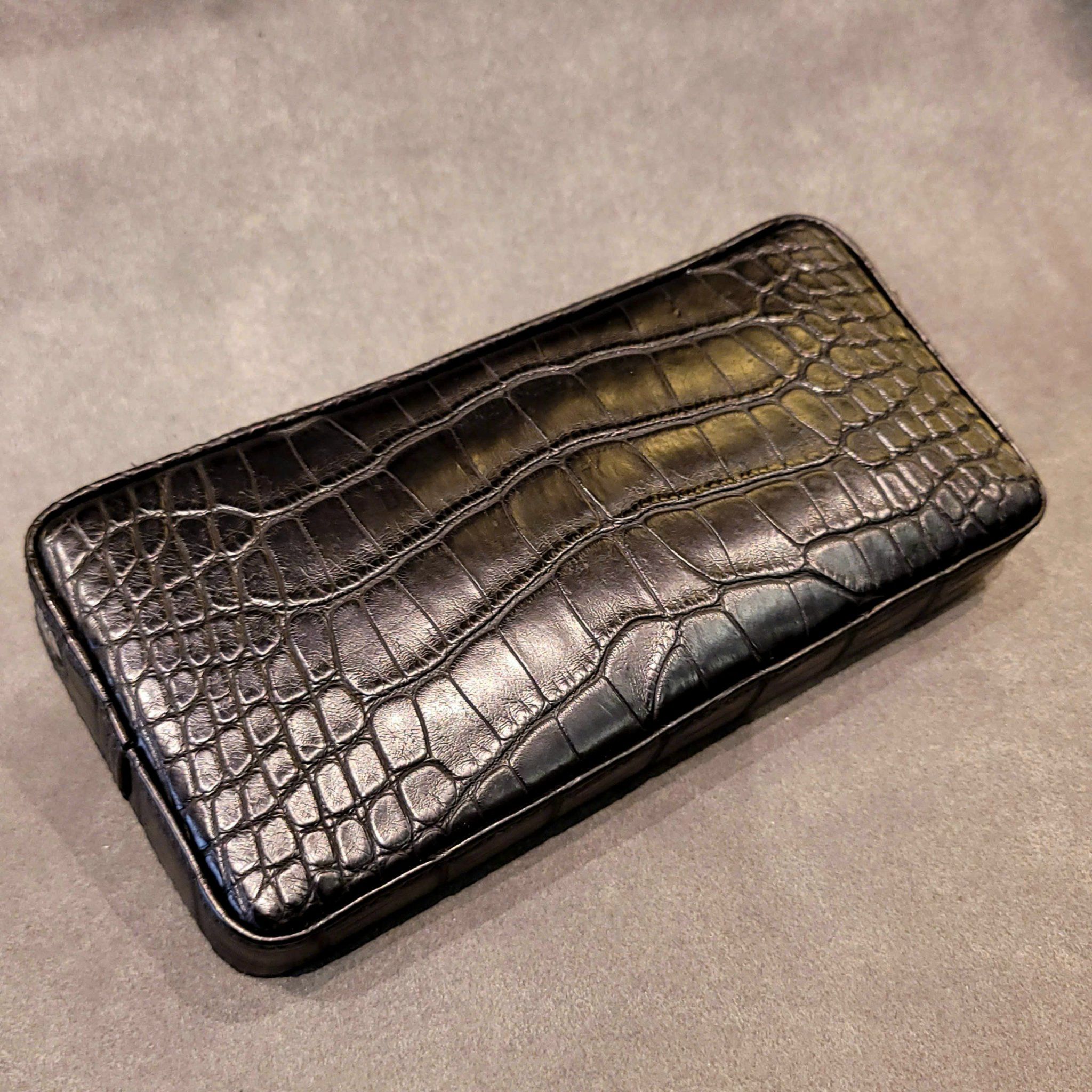  HCP Crocodile Long Wallet 