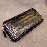  HCP Crocodile Long Wallet 