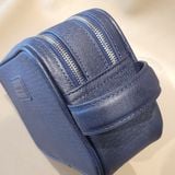 Navy Taiga Leather C2 Clutch 