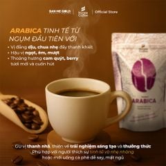 Cà Phê Arabica 100% Nguyên Chất (Cao Cấp) - 250g/500g/1kg - Cafe Hạt Rang Xay Chính Hãng Ban Me Gold - Honee Coffee