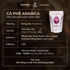 Cà Phê Arabica 100% Nguyên Chất (Cao Cấp) - 250g/500g/1kg NGUYÊN HẠT - Cafe Hạt Rang Xay Chính Hãng Ban Me Gold - Honee Coffee