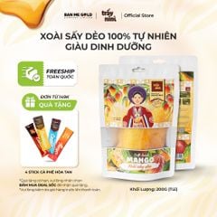 Xoài Sấy Dẻo Ăn Vặt Tốt Cho Sức Khoẻ - 100% Xoài Tự Nhiên Cao Cấp Giàu Dinh Dưỡng Chính Hãng Trấy Nini - Ban Me Gold