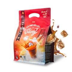 Cà Phê Sữa Đá 3in1 Tiện Lợi - Sáng - Túi 540g (30 gói) - Cafe Hòa Tan Sữa Đá Ban Me Gold - Rexsun