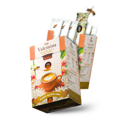 Cà Phê Hoà Tan Valentina - Instant Delight - 160gr (10 Gói) - Cafe Sữa Phấn Hoa Mật Ong Ban Me Gold - Honee Coffee