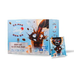 Cà Phê Đen Đá Hoà Tan 2in1 Đắng Đậm - Hộp 120g (12 Gói) - Cafe Đen Đá Vị Cà Phê Phin Chính Hãng Ban Me Gold - Rexsun