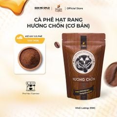 [CƠ BẢN] Cà Phê Hương Chồn (Nâu) Hạt Rang Mộc (250g) Cà Phê Chồn 100% Nguyên Chất Chính Hãng Ban Me Gold - Honee Coffee