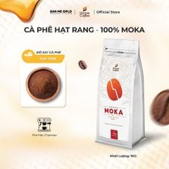 Cà Phê Moka 100% Nguyên Chất (Cao Cấp) - (250g/500g/1kg NGUYÊN HẠT)- Cafe Hạt Rang Xay Chính Hãng Ban Me Gold - Honee Coffee