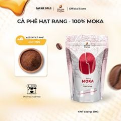 Cà Phê Moka 100% Nguyên Chất (Cao Cấp) - (250g/500g/1kg NGUYÊN HẠT)- Cafe Hạt Rang Xay Chính Hãng Ban Me Gold - Honee Coffee