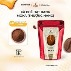 [THƯỢNG HẠNG] Cà Phê Moka 100% Nguyên Chất - 200g - Cafe Hạt Rang Mộc Chính Hãng Ban Me Gold - Honee Coffee