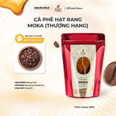 [THƯỢNG HẠNG] Cà Phê Moka 100% Nguyên Chất - 200g - Cafe Hạt Rang Mộc Chính Hãng Ban Me Gold - Honee Coffee