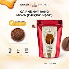[THƯỢNG HẠNG] Cà Phê Moka 100% Nguyên Chất - 200g - Cafe Hạt Rang Mộc Chính Hãng Ban Me Gold - Honee Coffee