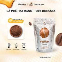 Cà Phê Robusta 100% Nguyên Chất (Cao Cấp) - 250g/500g/1kg - Cafe Hạt Rang Xay Chính Hãng Ban Me Gold - Honee Coffee