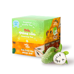 Trà Mãng Cầu Hạt Chia Thanh Nhiệt - Trà Trái Cây Nhiệt Đới Detox Ít Đường Ban Me Gold - Trấy Ni Nì