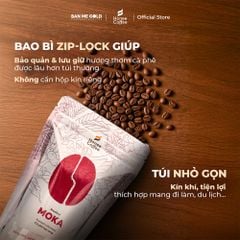 Cà Phê Moka 100% Nguyên Chất (Cao Cấp) - (250g/500g/1kg NGUYÊN HẠT)- Cafe Hạt Rang Xay Chính Hãng Ban Me Gold - Honee Coffee