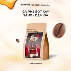 Cà Phê Gu Đắng Đậm Đà - 100% ROBUSTA & ARABICA - 250g/500g - Cafe Rang Xay Nguyên Chất Ban Me Gold - REXSUN