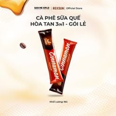 Cà Phê Hoà Tan Sữa Quế (Cinnamon) - Instant Delight – 160gr (10 Gói) - Cafe Hòa Tan Chính Hãng Ban Me Gold - REXSUN