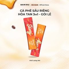 Cà Phê Hoà Tan Sữa Đá 3in1 Tiện Lợi - Sáng - Hộp 216g (12 gói) - Cafe Hòa Tan Sữa Đá Ban Me Gold - Rexsun