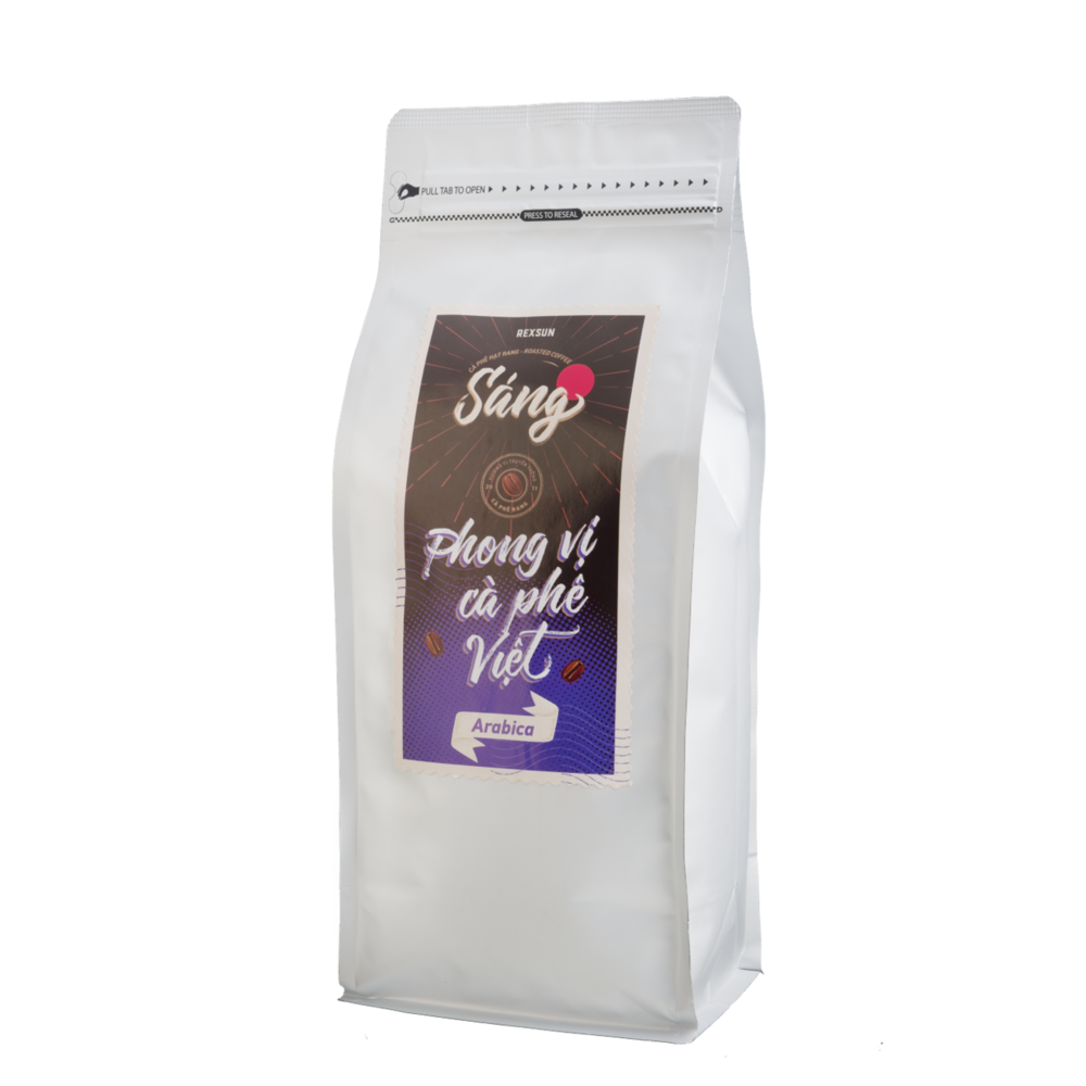 Cà Phê Arabica 100% Hạt Rang Mộc Nguyên Chất  - Túi 1kg - Sáng - Cafe Hạt Rang Xay Chính Hãng Ban Me Gold