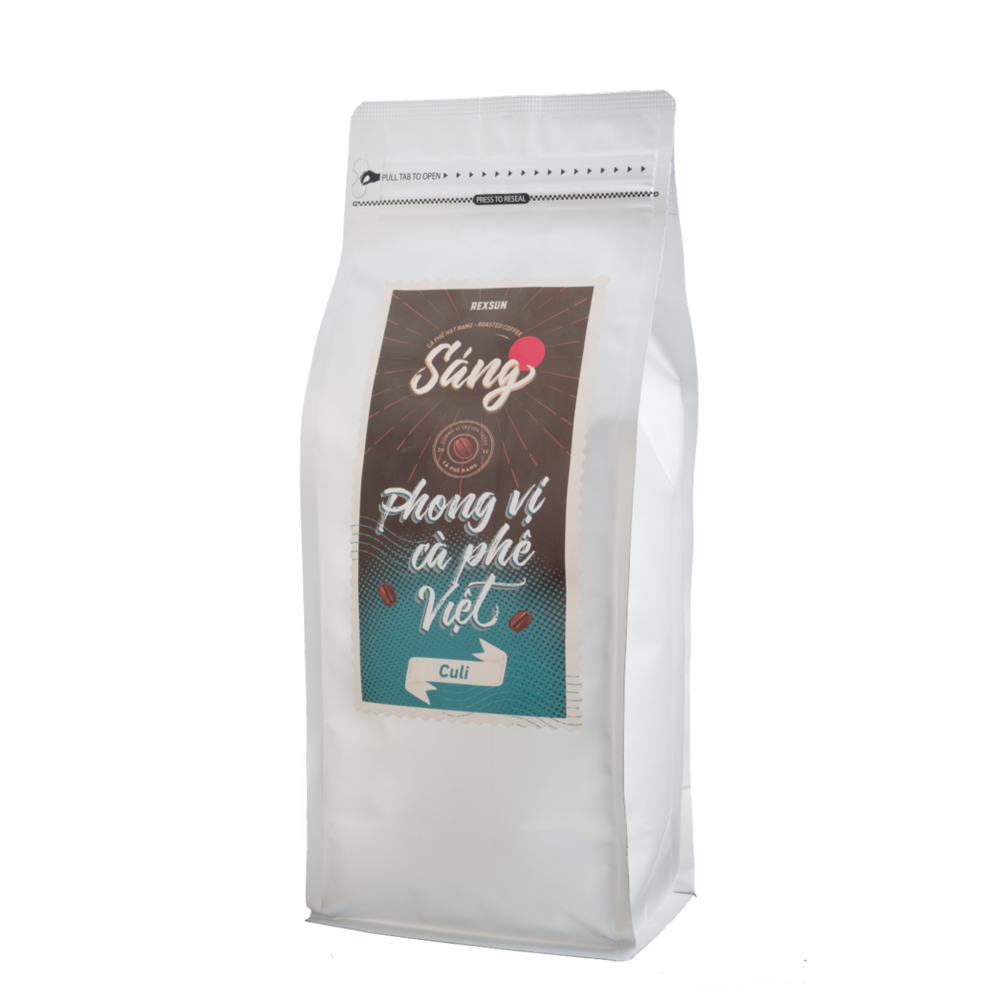 Cà Phê Culi 100% Hạt Rang Mộc Nguyên Chất - Túi 1kg - Sáng - Cafe Hạt Rang Đắng Đậm - Chính Hãng Ban Me Gold