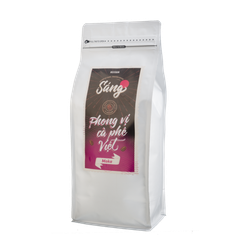 Cà Phê Moka 100% Hạt Rang Mộc Nguyên Chất - Túi 1kg - Sáng- Cafe Hạt Rang Xay Chính Hãng Ban Me Gold