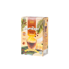 Cà Phê Sầu Riêng Đậm Đà - Hộp 160g (10 gói) - Cafe 3in1 Hoà Tan Cao Cấp - Chính Hãng Ban Me Gold - Rexsun