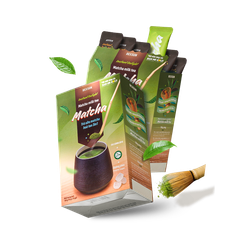 Trà Sữa Matcha Hoà Tan - Instant Delight - Hộp 160g (10 Gói) - Trà Sữa Trà Xanh Hòa Tan Chính Hãng Ban Me Gold - REXSUN