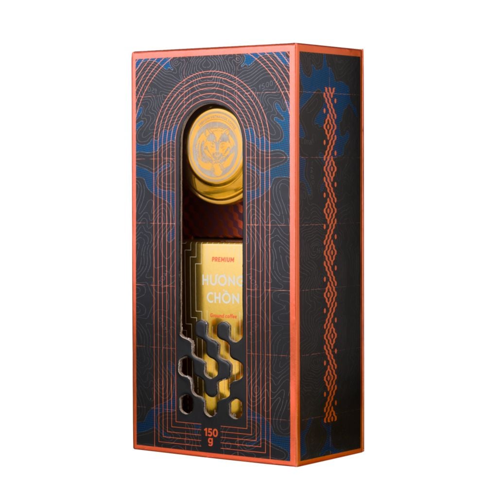 Hộp Quà Cà Phê Hương Chồn (Thượng Hạng) - 150gr - Cà Phê Chồn Rang Xay Ban Me Gold - Honee Coffee
