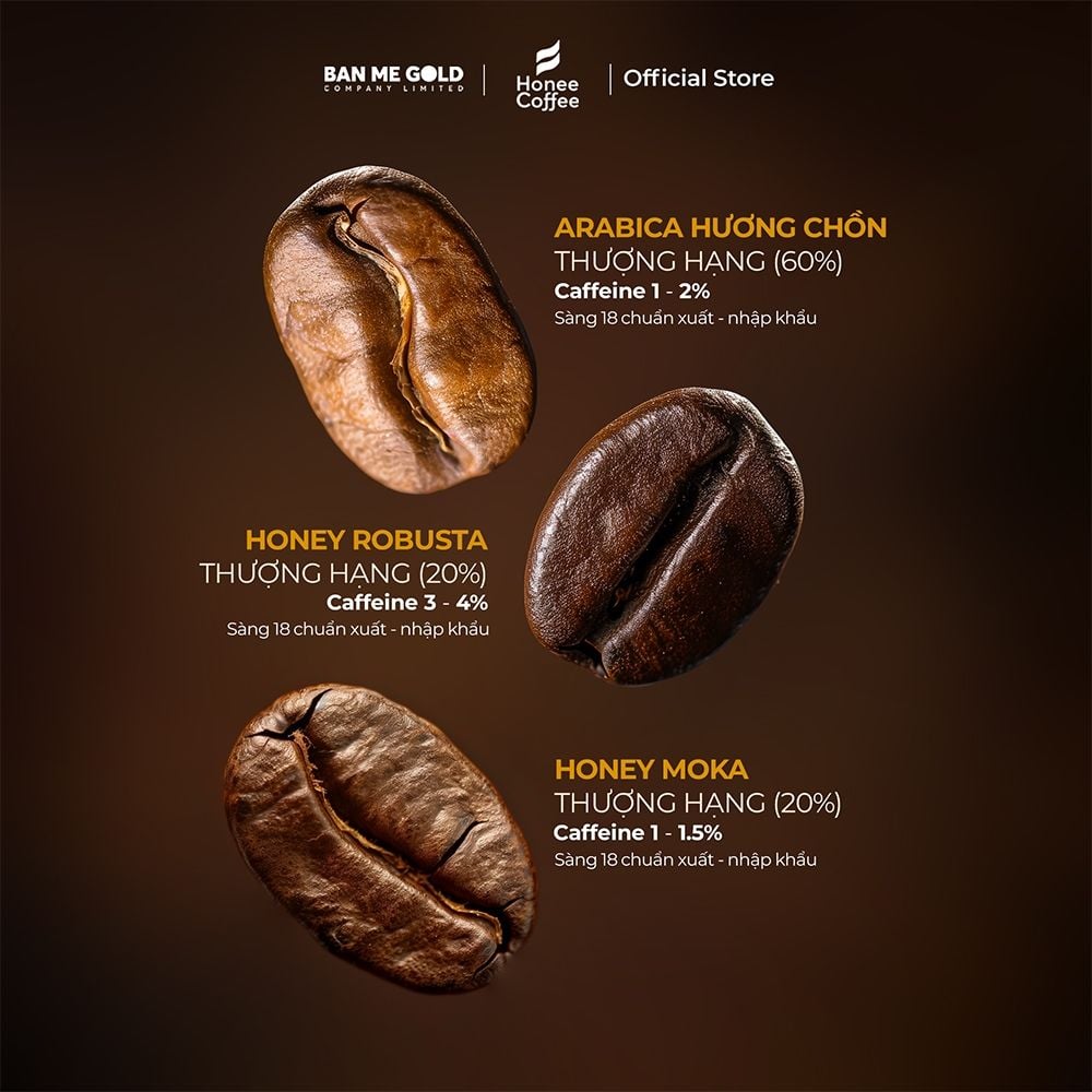 [CAO CẤP] Cà Phê Hương Chồn (Bạc) (250g - NGUYÊN HẠT) Hạt Rang Mộc Cà Phê Chồn 100% Nguyên Chất Chính Hãng Ban Me Gold - Honee Coffee