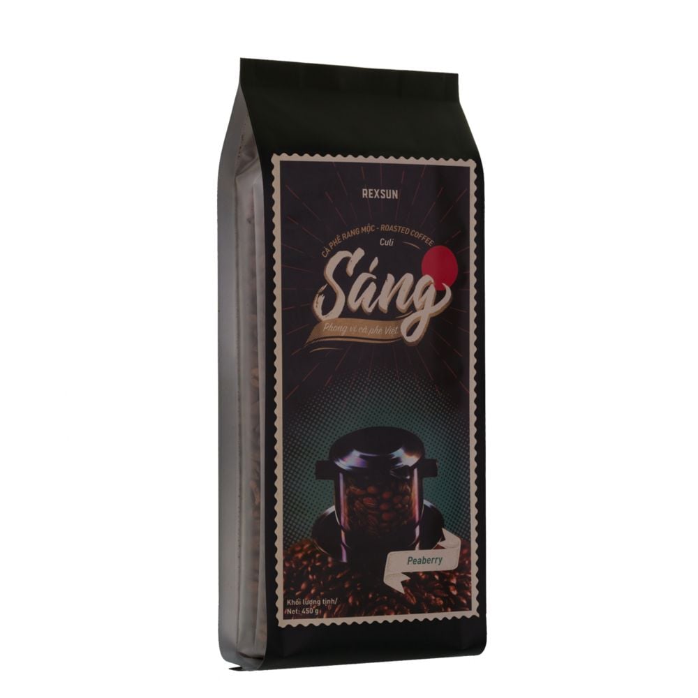 Cà Phê Culi 100% Nguyên Chất - Sáng - 450g - Cafe Pha Phin /Pha Máy Hạt Rang Xay Sẵn Chính Hãng Ban Me Gold - Rexsun
