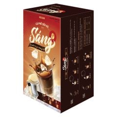 Cà Phê Hoà Tan Sữa Đá 3in1 Tiện Lợi - Sáng - Hộp 216g (12 gói) - Cafe Hòa Tan Sữa Đá Ban Me Gold - Rexsun