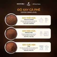 [CƠ BẢN] Cà Phê Hương Chồn (Nâu) Hạt Rang Mộc (250g) Cà Phê Chồn 100% Nguyên Chất Chính Hãng Ban Me Gold - Honee Coffee