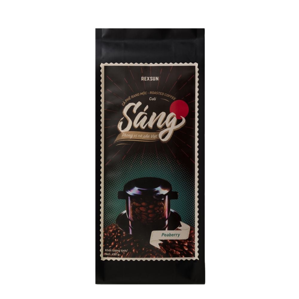 Cà Phê Culi 100% Nguyên Chất - Sáng - 450g - Cafe Pha Phin /Pha Máy Hạt Rang Xay Sẵn Chính Hãng Ban Me Gold - Rexsun