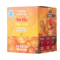 Trà Tắc Mật Ong Hạt Chia Thanh Nhiệt - Trà Trái Cây Nhiệt Đới Detox Ít Đường Ban Me Gold - Trấy Ni Nì