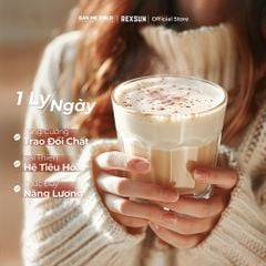 Cà Phê Hoà Tan Sữa Quế (Cinnamon) - Instant Delight – 160gr (10 Gói) - Cafe Hòa Tan Chính Hãng Ban Me Gold - REXSUN