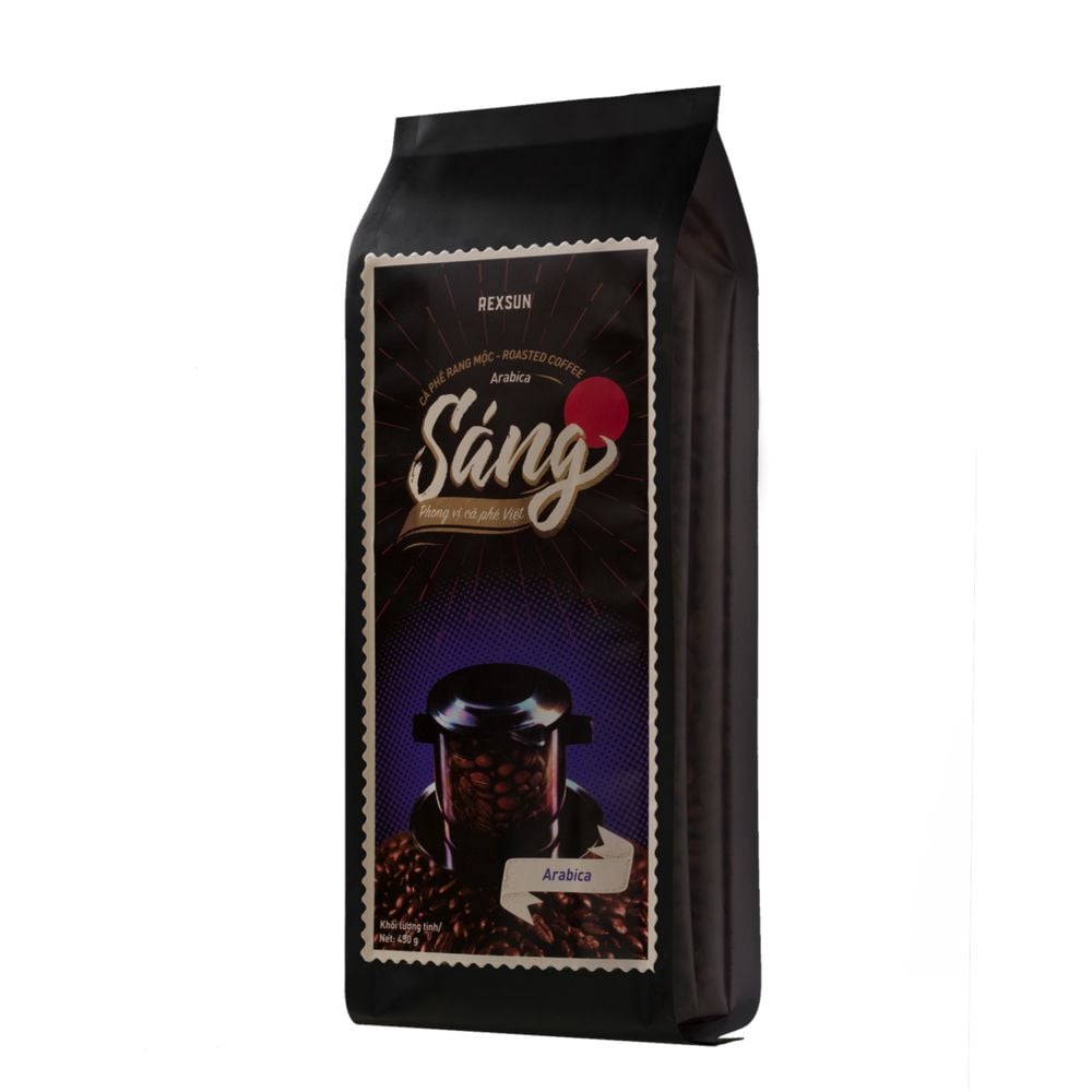 Cà Phê Arabica 100% Nguyên Chất - Sáng - 450g - Cafe Hạt / Pha Phin / Pha Máy Xay Sẵn Chính Hãng Ban Me Gold - Rexsun