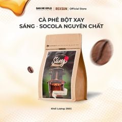 Cà Phê Rang Xay Socola Gu Đậm - Sáng - 250g/500g - Cafe Rang Xay Pha Phin Vị Chocolate Ban Me Gold - REXSUN