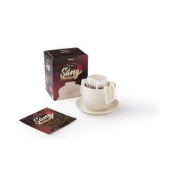 Cà Phê Phin Giấy - Sáng - Hộp 100gr (10 Túi) - Không Đường Sữa - Cafe Nguyên Chất Chính Hãng Ban Me Gold - Rexsun