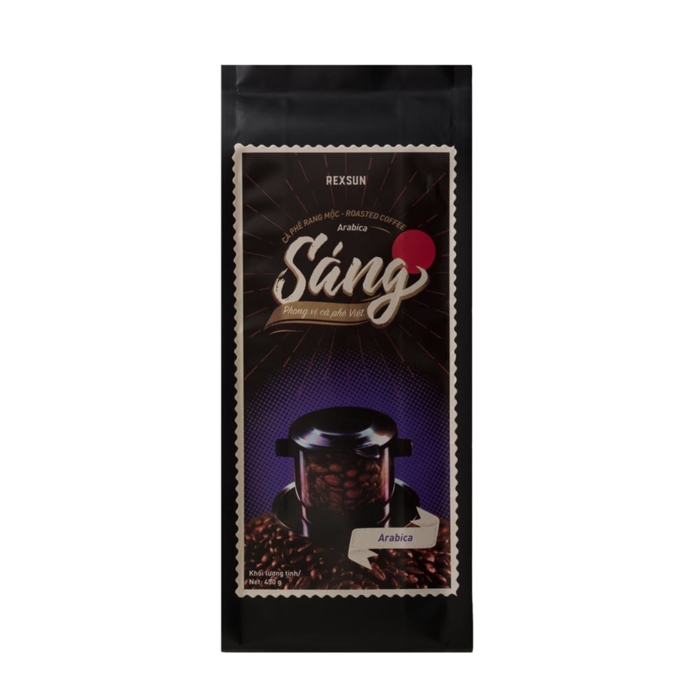 Cà Phê Arabica 100% Nguyên Chất - Sáng - 450g - Cafe Hạt / Pha Phin / Pha Máy Xay Sẵn Chính Hãng Ban Me Gold - Rexsun