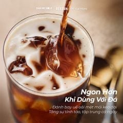 Cà Phê Đen Đá Hoà Tan 2in1 Đắng Đậm - Hộp 120g (12 Gói) - Cafe Đen Đá Vị Cà Phê Phin Chính Hãng Ban Me Gold - Rexsun