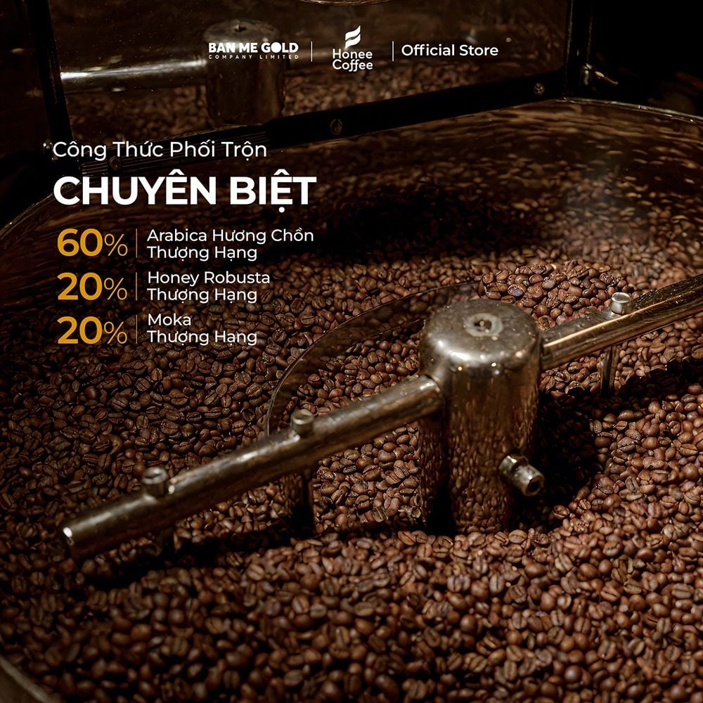 [CAO CẤP] Cà Phê Hương Chồn (Bạc) (250g - NGUYÊN HẠT) Hạt Rang Mộc Cà Phê Chồn 100% Nguyên Chất Chính Hãng Ban Me Gold - Honee Coffee