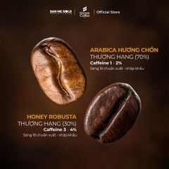 [CƠ BẢN] Cà Phê Hương Chồn (Nâu) Hạt Rang Mộc (250g) Cà Phê Chồn 100% Nguyên Chất Chính Hãng Ban Me Gold - Honee Coffee