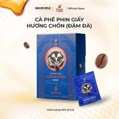 Cà Phê Phin Giấy Hương Chồn (Đậm Đà) Hộp 60gr (6 Túi) - Cà Phê Chồn 100% Ban Me Gold - Honee Coffee