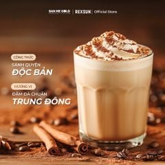 Cà Phê Hoà Tan Sữa Quế (Cinnamon) - Instant Delight – 160gr (10 Gói) - Cafe Hòa Tan Chính Hãng Ban Me Gold - REXSUN