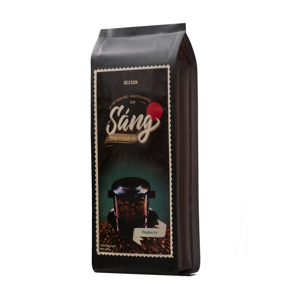 Cà Phê Culi 100% Nguyên Chất - Sáng - 450g - Cafe Pha Phin /Pha Máy Hạt Rang Xay Sẵn Chính Hãng Ban Me Gold - Rexsun