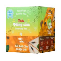 Trà Mãng Cầu Hạt Chia Thanh Nhiệt - Trà Trái Cây Nhiệt Đới Detox Ít Đường Ban Me Gold - Trấy Ni Nì
