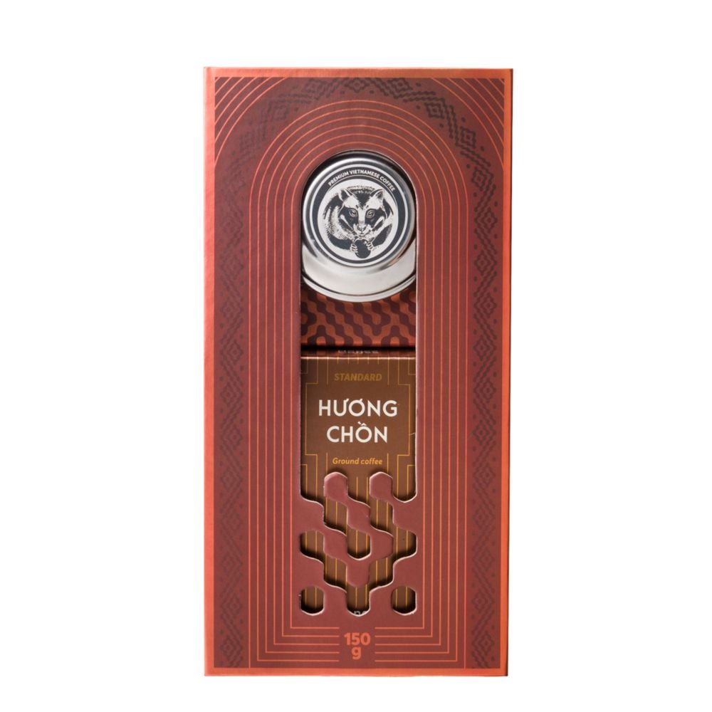 Hộp Quà Cà Phê Hương Chồn - 150gr Cà Phê Chồn 100% Nguyên Chất Pha Phin Ban Me Gold - Honee Coffee