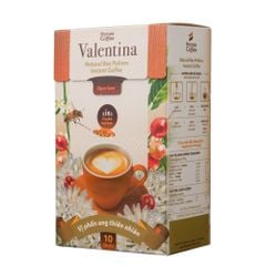 Cà Phê Hoà Tan Valentina - Instant Delight - 160gr (10 Gói) - Cafe Sữa Phấn Hoa Mật Ong Ban Me Gold - Honee Coffee
