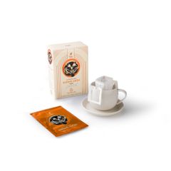 Cà Phê Phin Giấy Hương Chồn (Tinh Tế) Hộp 60gr (6 Túi) - Cà Phê Chồn 100% Ban Me Gold - Honee Coffee
