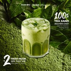 Trà Sữa Matcha Hoà Tan - Instant Delight - Hộp 160g (10 Gói) - Trà Sữa Trà Xanh Hòa Tan Chính Hãng Ban Me Gold - REXSUN